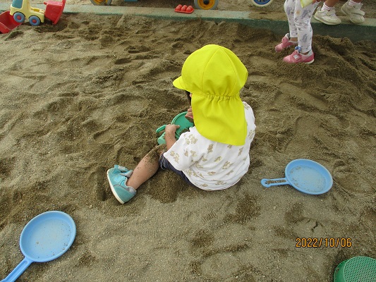 砂場遊び