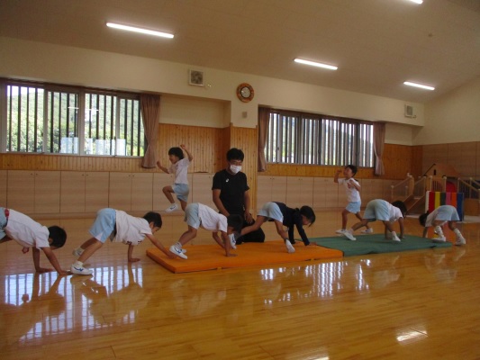 力健さんの体操教室がありました。