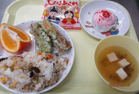 誕生日会メニュー