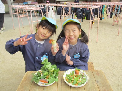 お料理上手にできたよ